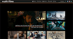 Desktop Screenshot of cafecomfilme.com.br